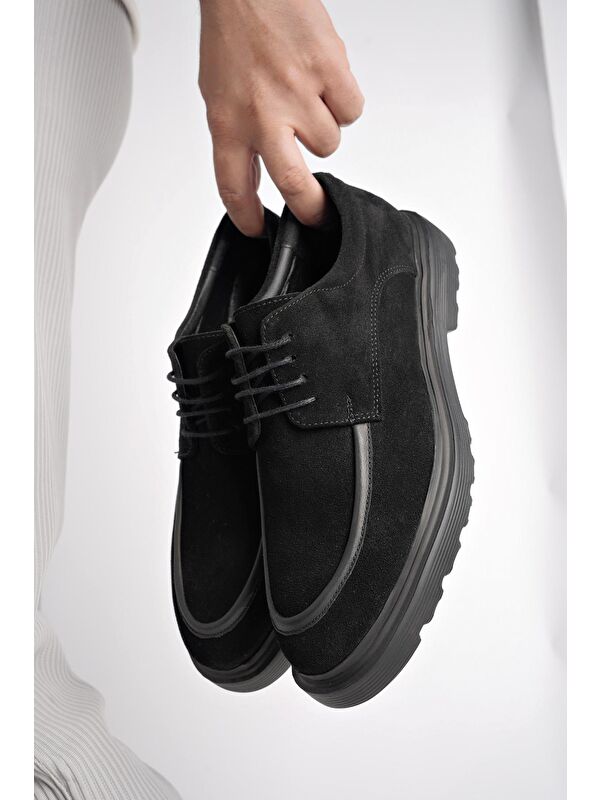 SAMUEL Günlük Klasik Hakiki Deri Casual Rahat Ortopedik Kalın Taban Erkek Ayakkabı - Görsel 3