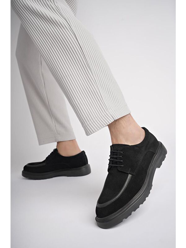 SAMUEL Günlük Klasik Hakiki Deri Casual Rahat Ortopedik Kalın Taban Erkek Ayakkabı - Görsel 4