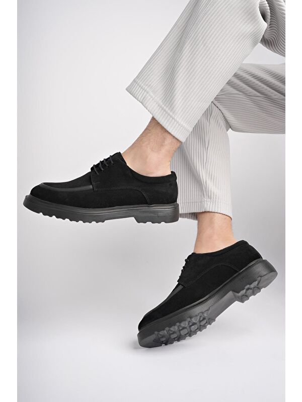 SAMUEL Günlük Klasik Hakiki Deri Casual Rahat Ortopedik Kalın Taban Erkek Ayakkabı - Görsel 6