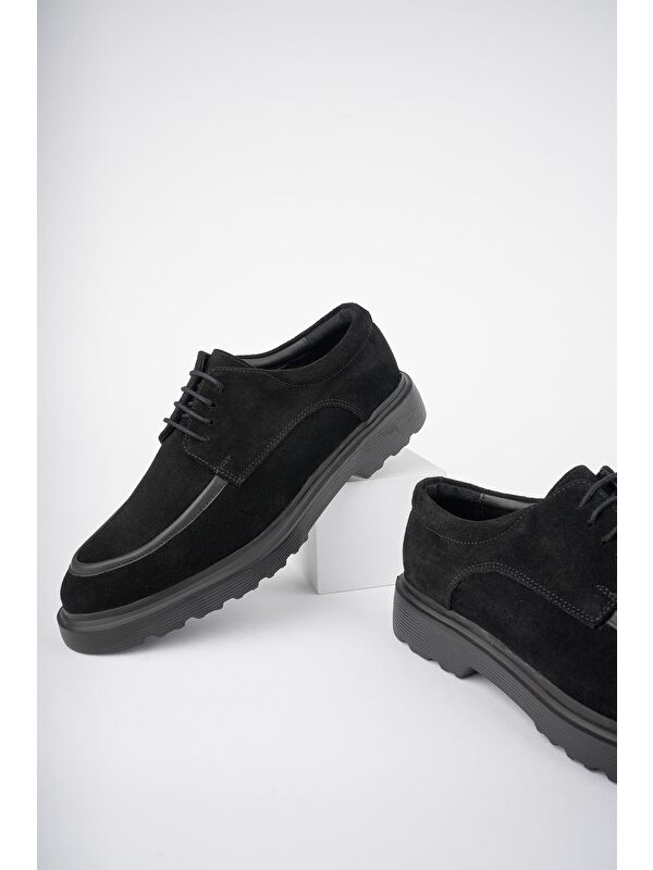 SAMUEL Günlük Klasik Hakiki Deri Casual Rahat Ortopedik Kalın Taban Erkek Ayakkabı - Görsel 7