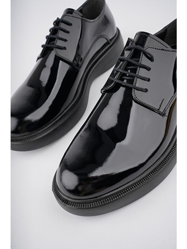 SMİTH Günlük Klasik Hakiki Deri Casual Rahat Ortopedik Kalın Taban Erkek Ayakkabı - Görsel 8