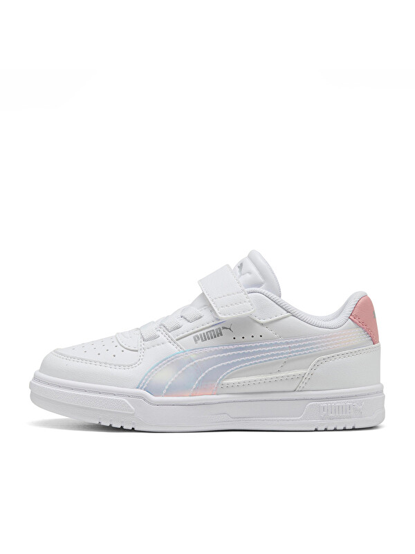 Puma Caven III Holo 2.0 Ac+Ps Çocuk Beyaz Sneaker