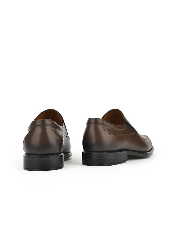 Erkek Hakiki Deri Büyük Numara Konfor Ayakkabı 133745Z1325 Kahve - Görsel 4