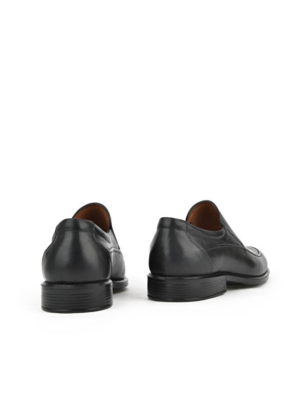 Erkek Hakiki Deri Büyük Numara Konfor Ayakkabı 133745Z1325 Siyah - Görsel 4