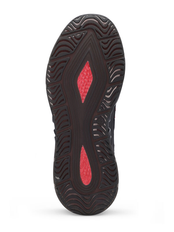 ZIGOR Erkek Siyah / Kırmızı Koşu & Yürüyüş Spor Ayakkabısı - Görsel 8