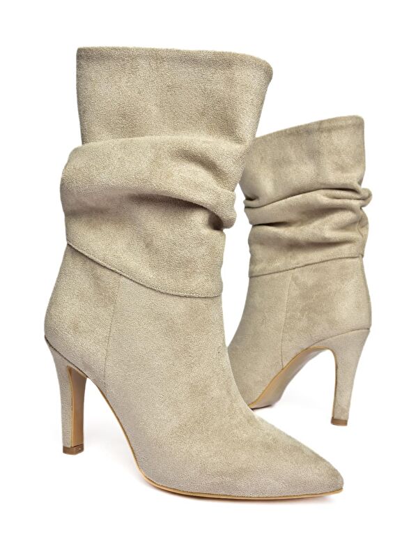 R4040203 Bej Kadın Bot - Görsel 6