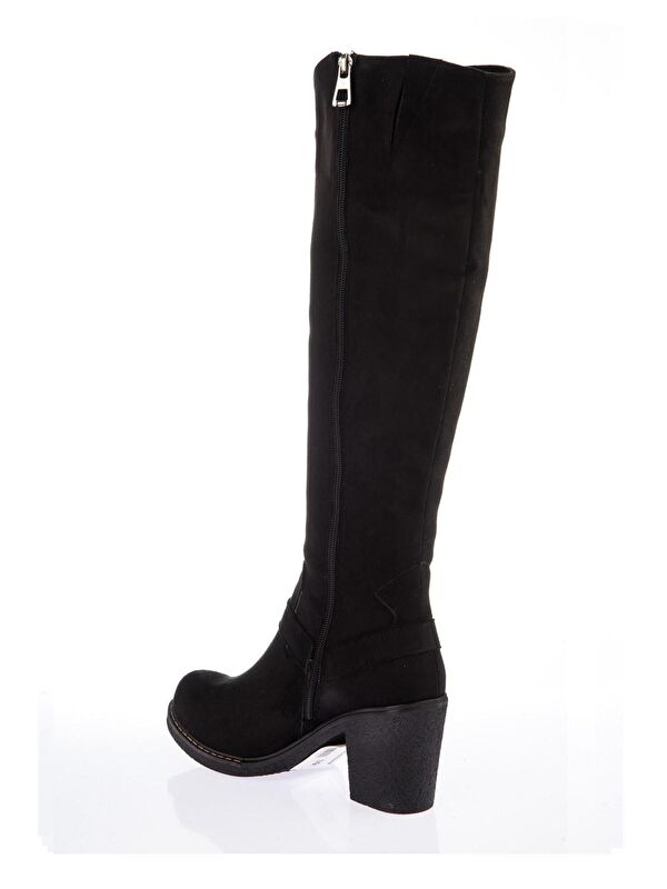 E674250002 Siyah Kadın Çizme - Görsel 5