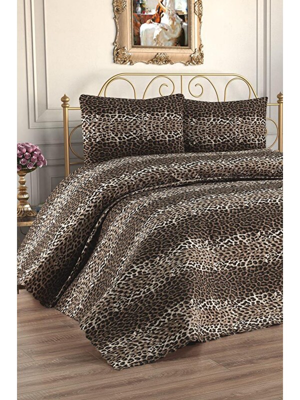 Çeyiz Diyarı Ultrasonik Kapitoneli Çakıl Çift Kişilik Pike Takımı 195x235 cm