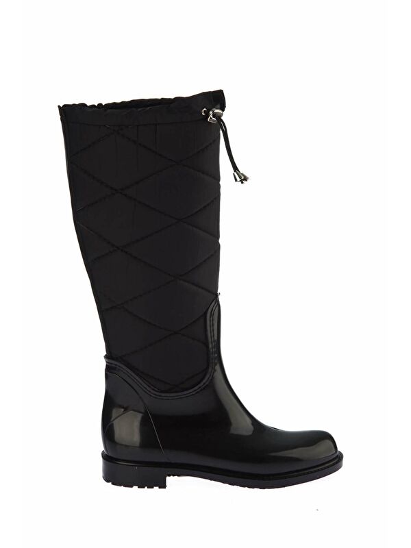 E476051504 Siyah Kadın Çizme - Görsel 4