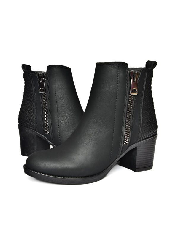 R6741610 Siyah Kadın Bot - Görsel 5