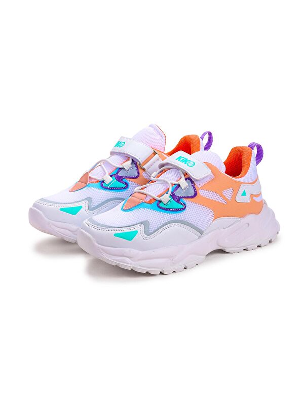 Cırtlı Fileli Kız/Erkek Çocuk Spor Ayakkabı 3019 - Görsel 4