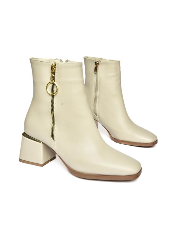 R5245003 Bej Kadın Bot - Görsel 5