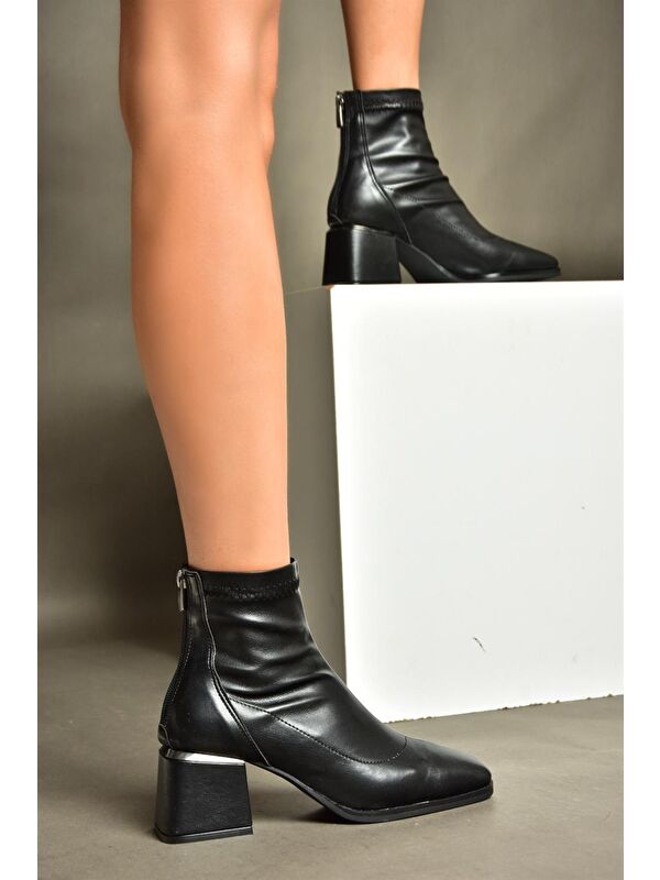 R5240608 Siyah Kadın Bot - Görsel 2