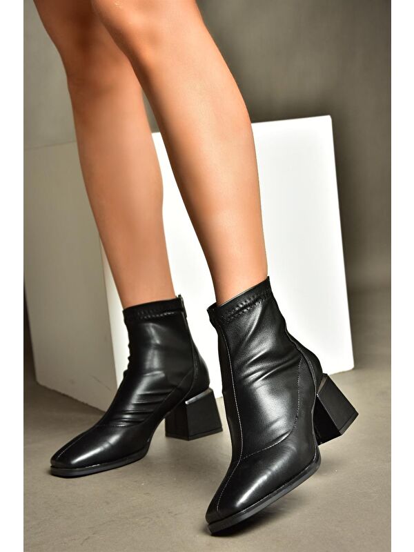 R5240608 Siyah Kadın Bot - Görsel 3