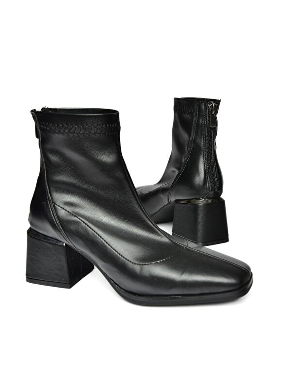 R5240608 Siyah Kadın Bot - Görsel 5