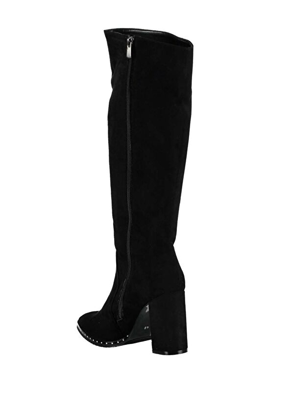 C654088502 Siyah Kadın Çizme - Görsel 4