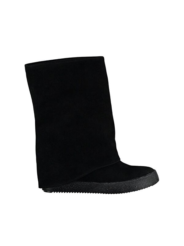 C437454602 Siyah Kadın Çizme - Görsel 5