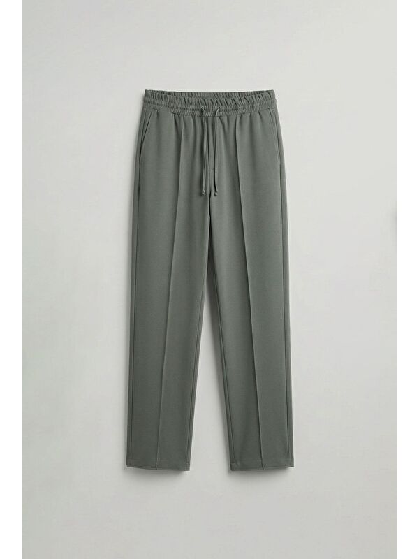 Abluka Online Erkek Beli Lastikli Baggy Pantolon Haki