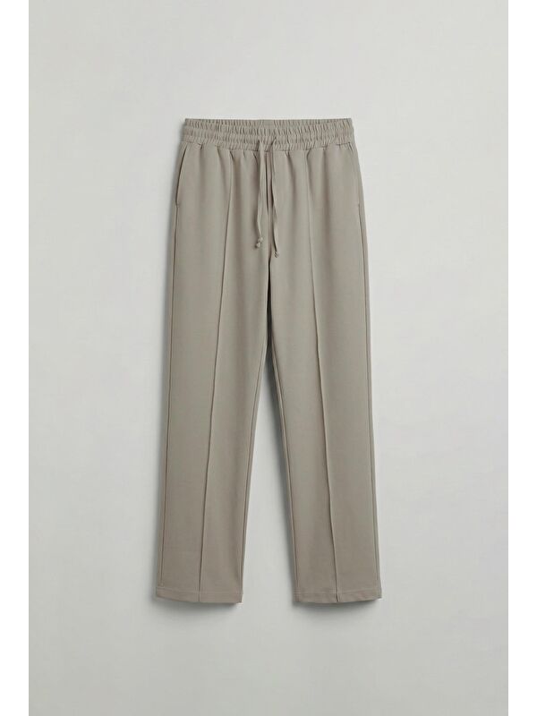 Abluka Online Beli Lastikli Baggy Erkek Pantolon Bej