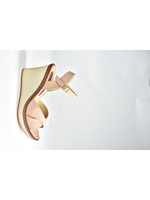 9674040209 Ten Dolgu Taban Kadın Ayakkabı - Görsel 4