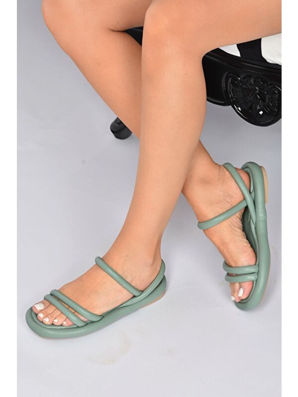 Yeşil Kadın Sandalet K848218509 - Görsel 2