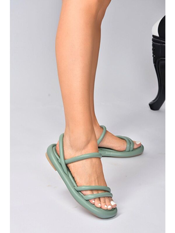 Yeşil Kadın Sandalet K848218509 - Görsel 3