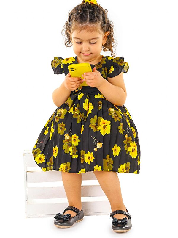 Cırtlı Fiyonklu Kız Çocuk Babet Ayakkabı Ege 200 Vakko - Görsel 3