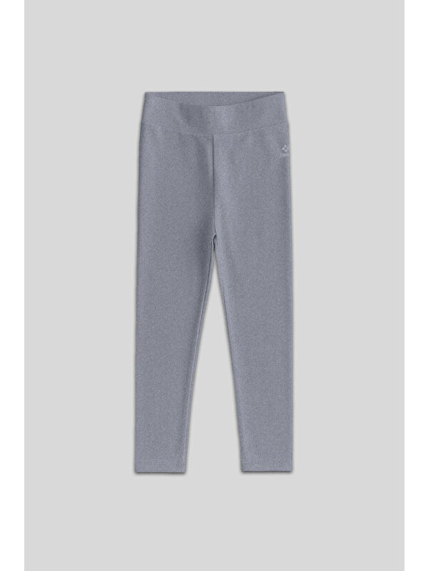 Tommylife Gri Melanj Yüksek Bel Dar Paça Kız Çocuk Tayt  - 75047