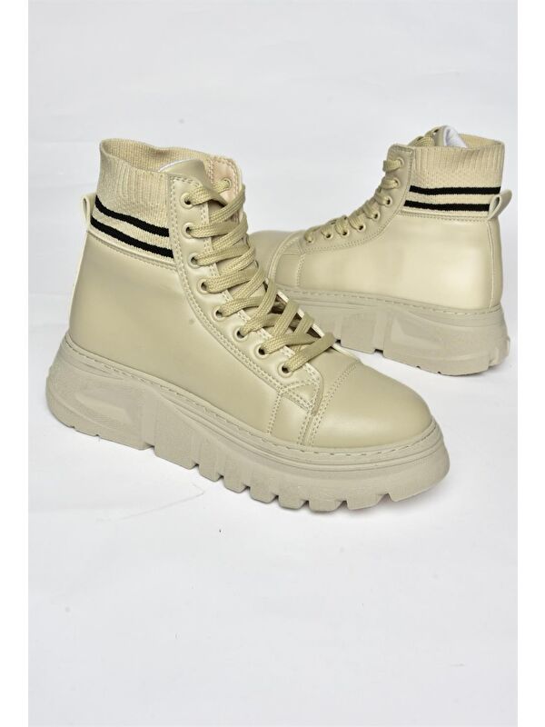 R2506600 Bej Kadın Bot - Görsel 5