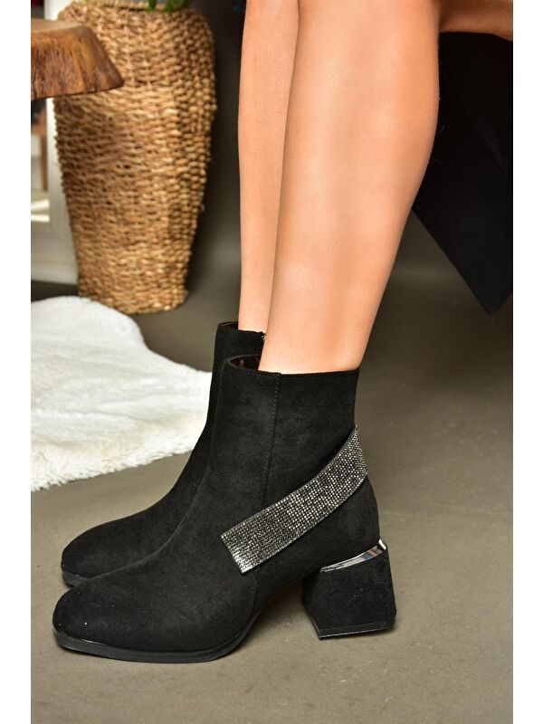 R2414422 Siyah Kadın Bot - Görsel 5