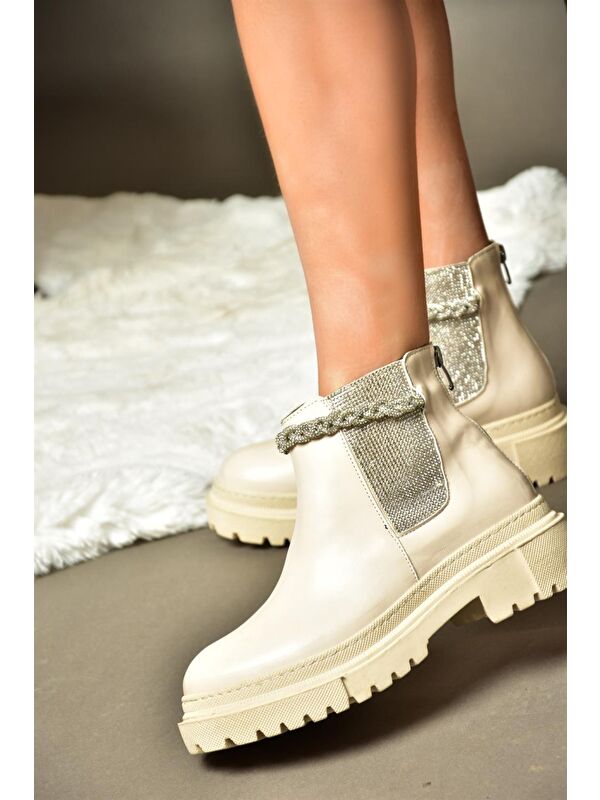 R7264182 Bej Kadın Bot - Görsel 2