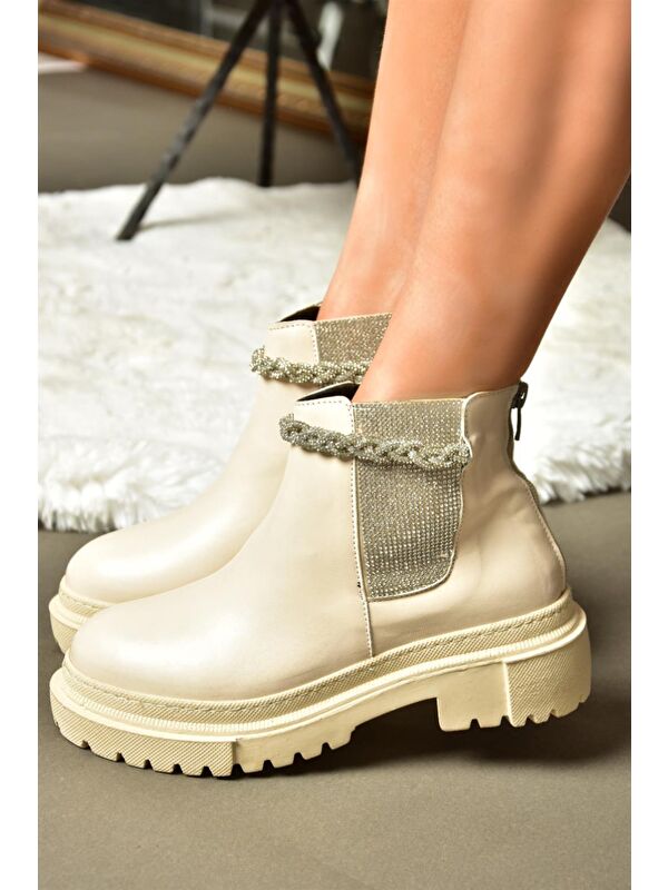 R7264182 Bej Kadın Bot - Görsel 4
