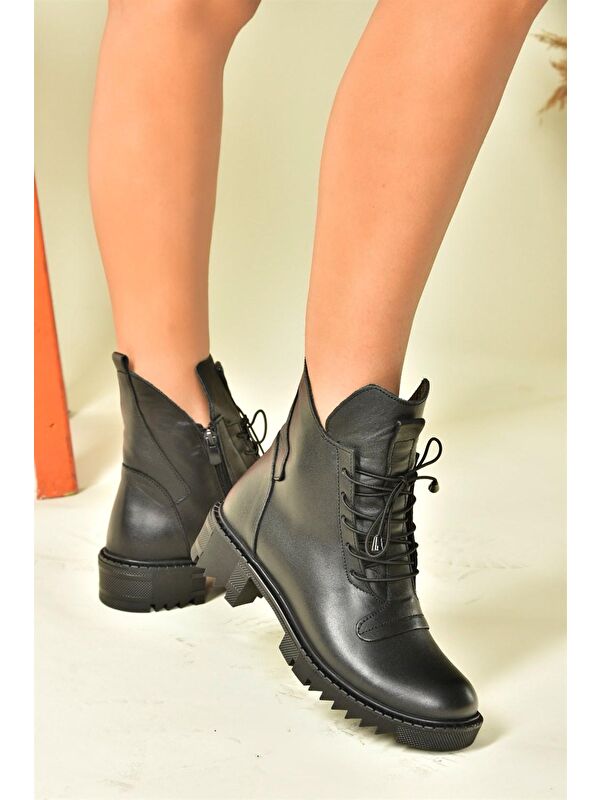 N5552662 Siyah Kadın Bot - Görsel 3