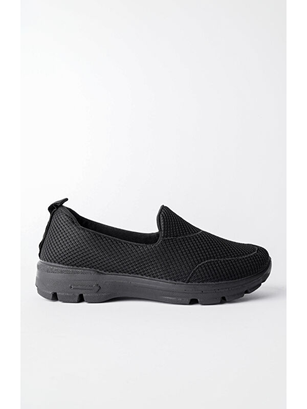 WİLLA Kadın Ortopedik Bağcıksız Nefes Alabilen Hafif Yürüyüş Sneaker Spor Ayakkabı - Görsel 8