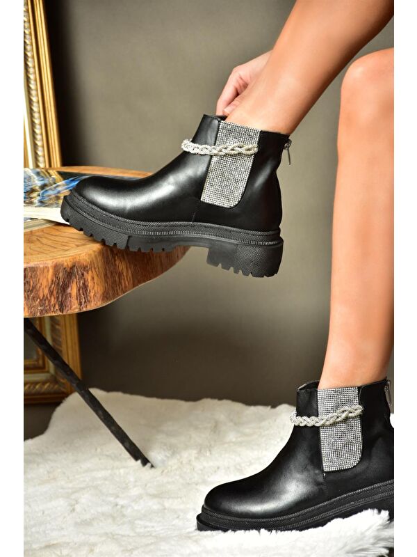 R7264182 Siyah Kadın Bot - Görsel 2