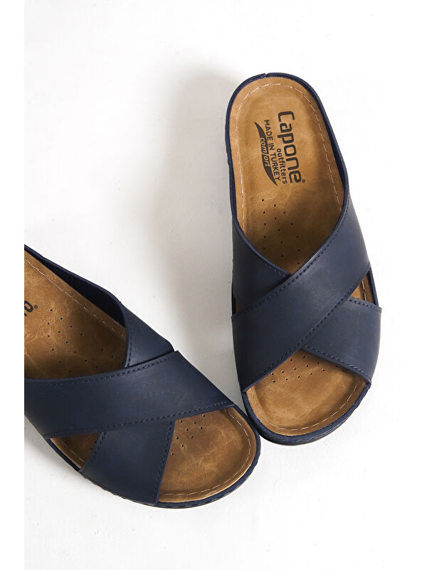 107001 Kadın Çapraz Bant Konfor Anatomic Terlik - Görsel 12