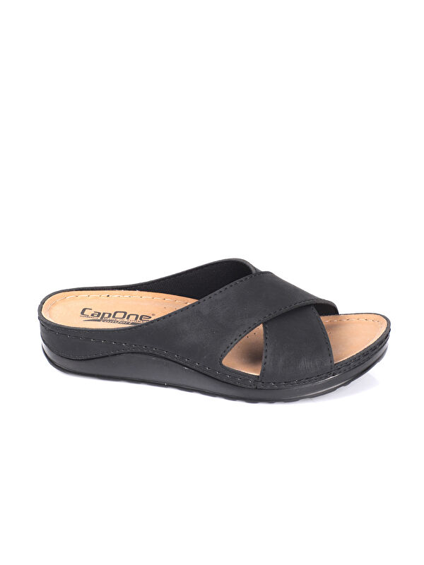 107001 Kadın Çapraz Bant Konfor Anatomic Terlik - Görsel 9