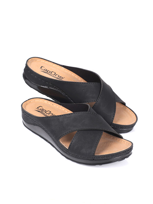 107001 Kadın Çapraz Bant Konfor Anatomic Terlik - Görsel 11