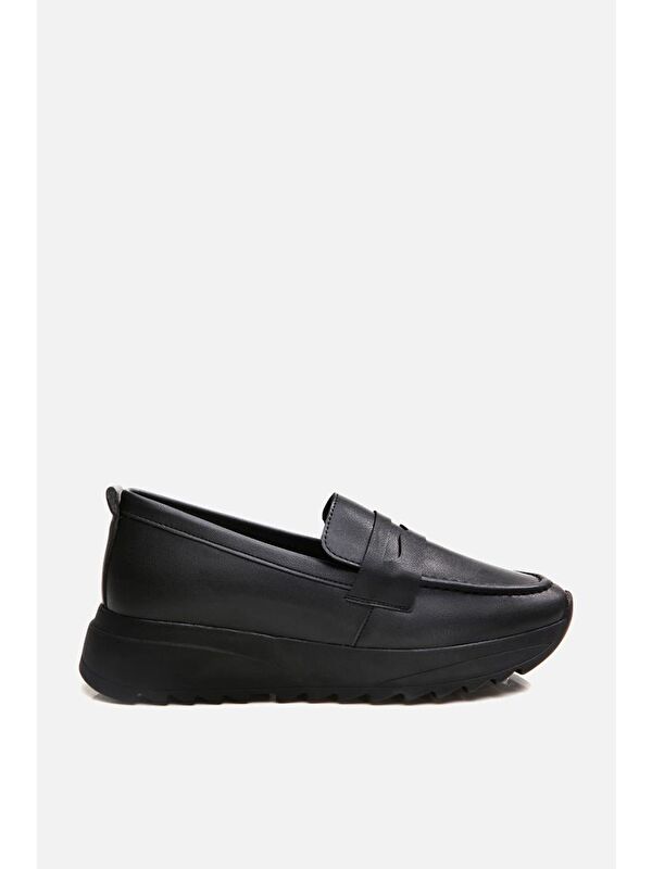 Yaya By Hotiç Siyah Kadın Loafer - 01Ayy294750a