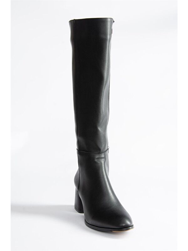 J848300109 Siyah Kadın Çizme - Görsel 2