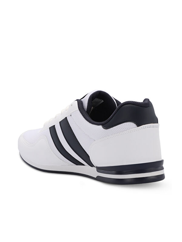 OMEGA Büyük Beden Sneaker Erkek Ayakkabı Beyaz - Görsel 4