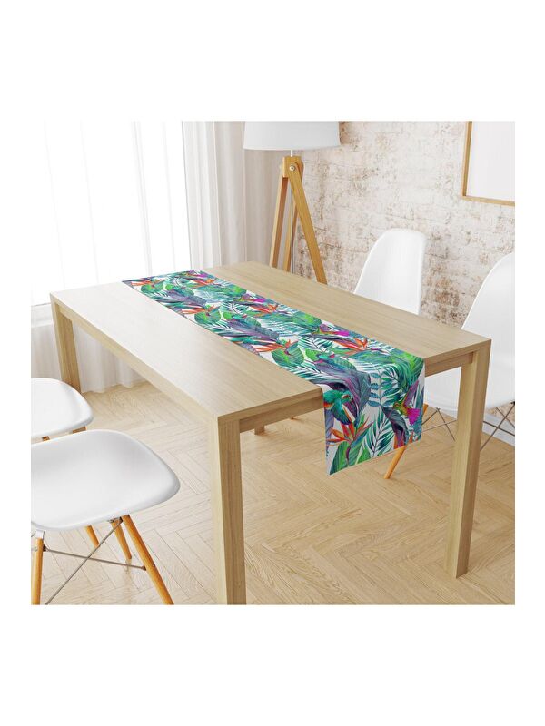 Evmila Renkli Dallar Desen Runner Llrn 147 40x140 cm