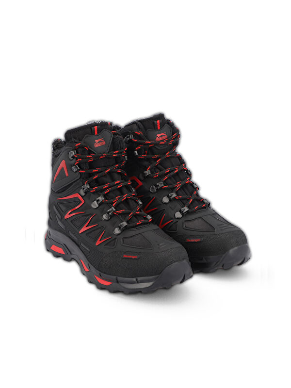 HARDEEP IN Unisex Çocuk Bot Siyah / Kırmızı - Görsel 3