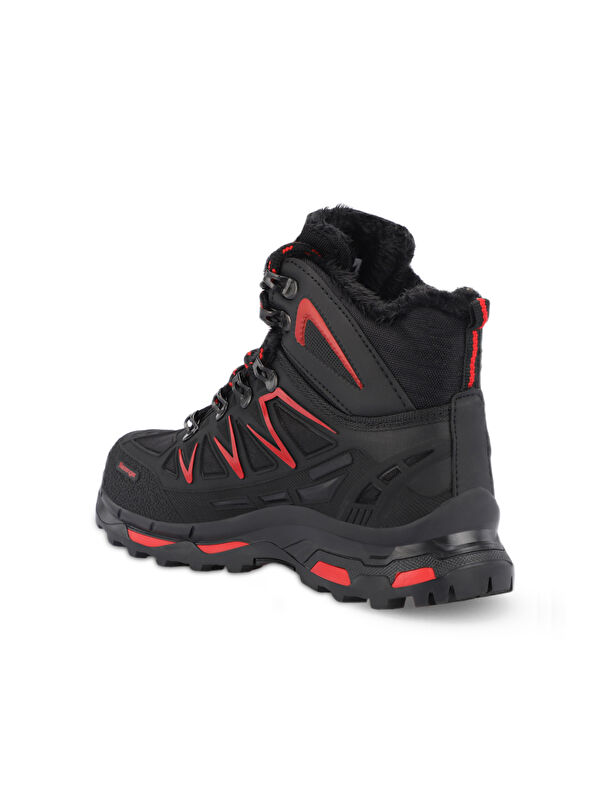 HARDEEP IN Unisex Çocuk Bot Siyah / Kırmızı - Görsel 4