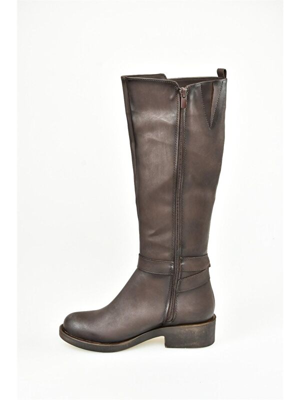 G674240109 Kahverengi Kadın Çizme - Görsel 6