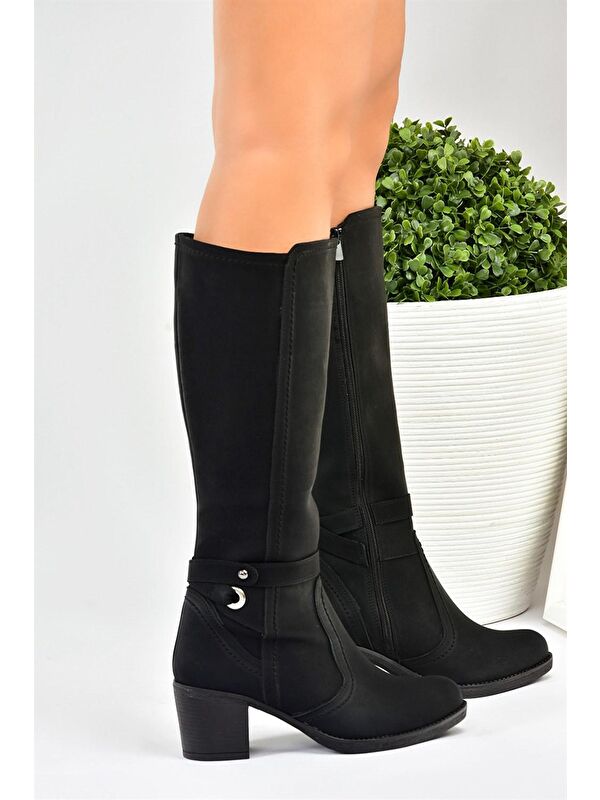 L6742112 Siyah Kadın Çizme - Görsel 3