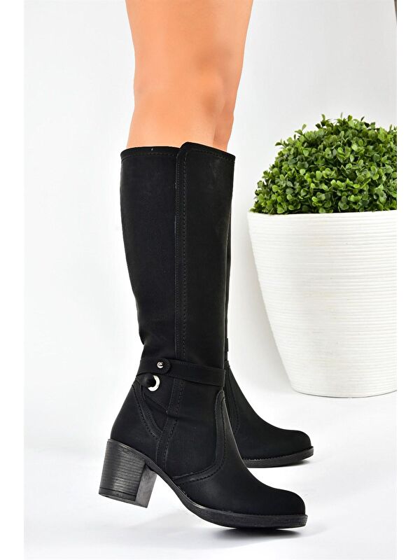 L6742112 Siyah Kadın Çizme - Görsel 4