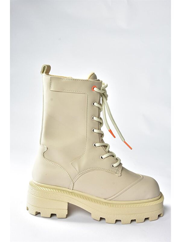 N9730002 Bej Kadın Bot - Görsel 5