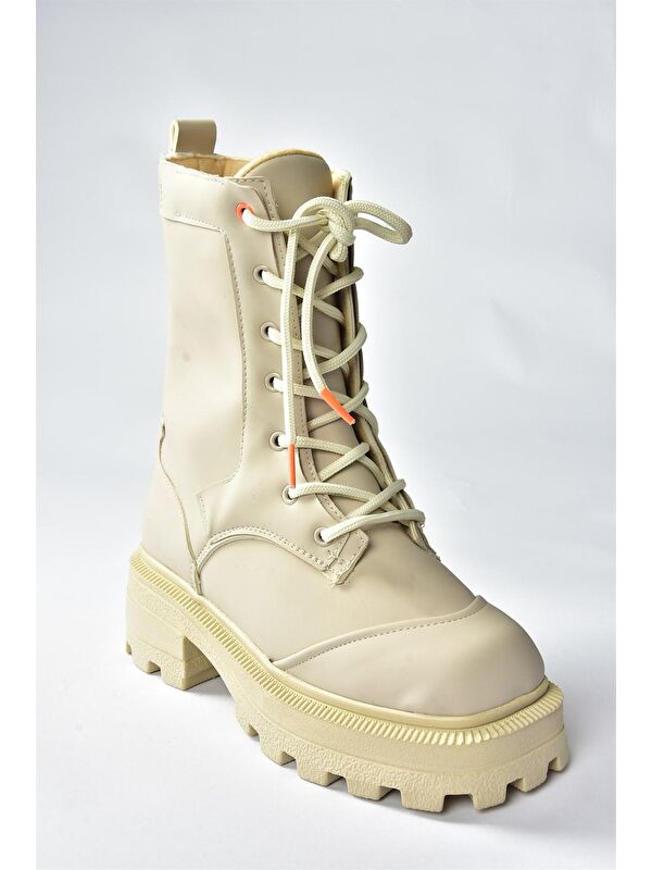 N9730002 Bej Kadın Bot - Görsel 6