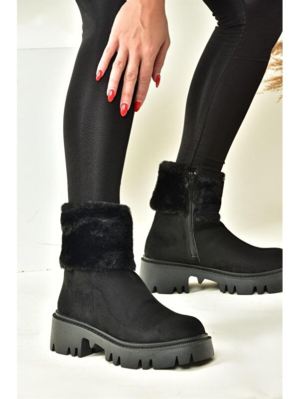 N8202030 Siyah Kadın Bot - Görsel 3